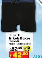 SİLK&BLUE ERKEK BOXER